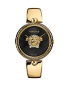 39mm Palazzo Empire Bangle Watch, Black/gold
