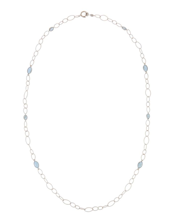 Lisse Medium-link Labradorite/rose Quartz Necklace