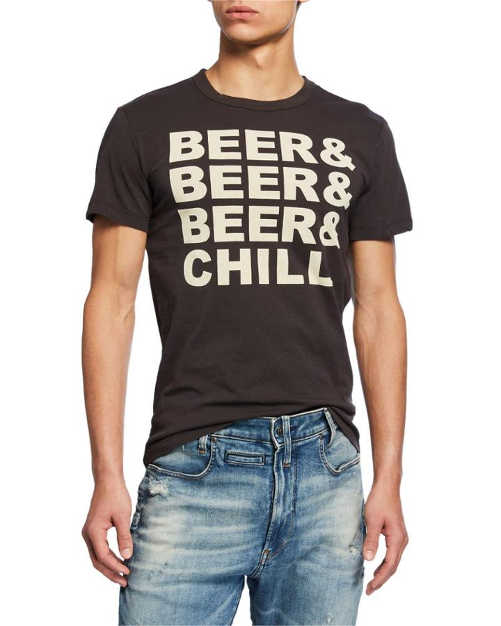 Men's Beer And Chill Graphic-print T-shirt