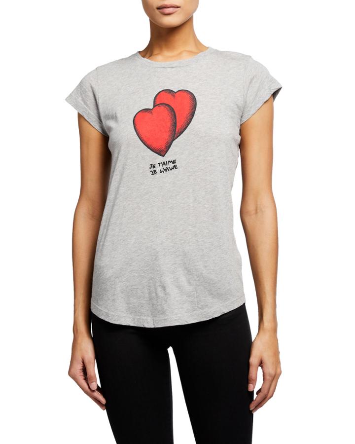 Skinny Heart Graphic Print