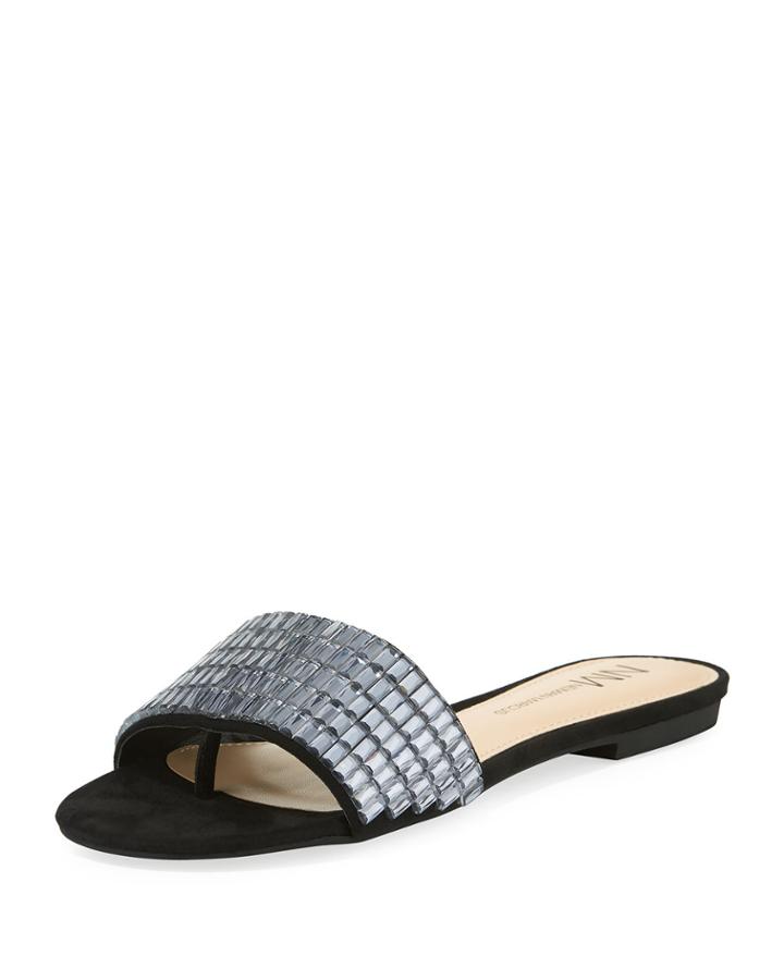 Steel Embellished Flat