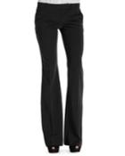 Alexander Mcqueen Flare-leg Tab Pants, Women's, Size: