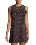 Floral-print Ruffled