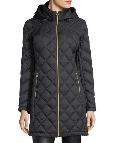 Long Quilted Puffer Jacket