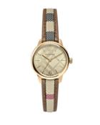 32mm Heritage Check Stainless Steel Watch W/ Fabric