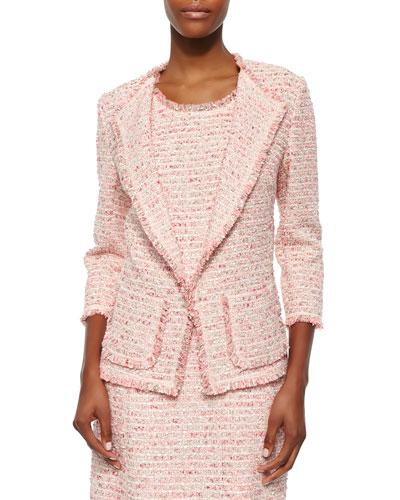 Boucle 3/4-sleeve Jacket