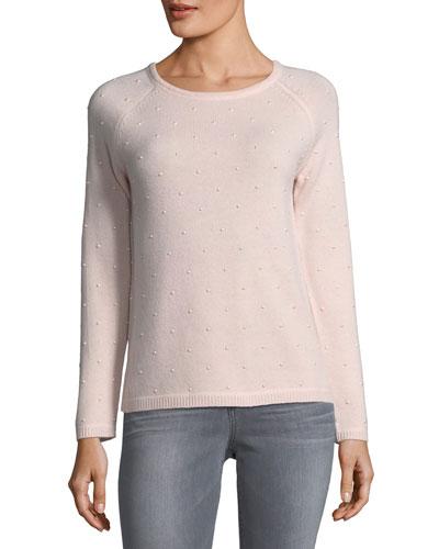 Pearl-encrusted Pullover