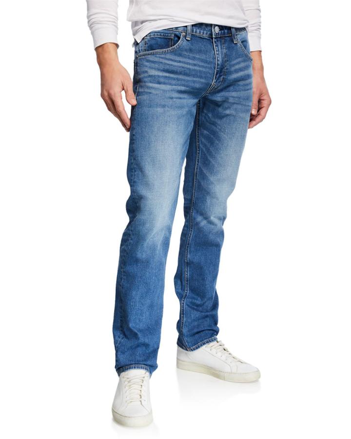 Men's Lennon 341 Straight-leg Light-blue Denim