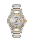 Men's 38mm Bracelet Watch W/ Bracelet Strap, Two-tone