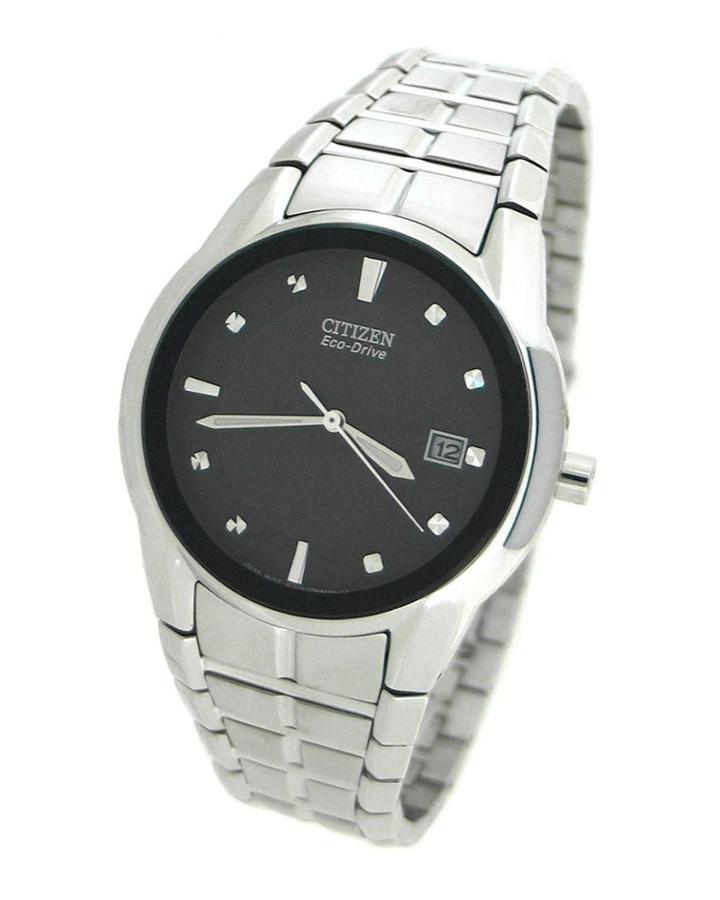 Men's 37mm Eco-drive Watch W/ Bracelet,