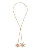 Paris Nouvelle Vague 18k Rose Gold Diamond Lariat Choker Necklace