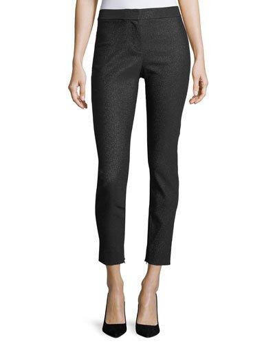 Marjie Metallic-knit Pants