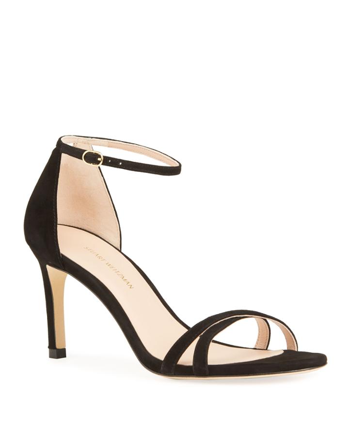 Lynette Crisscross Suede Stiletto