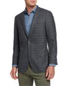 Men's Mini Pane Two-button Jacket