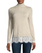 Fredrika Wool-blend Turtleneck Sweater W/