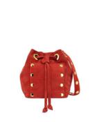 James Morocco Suede Bucket Bag