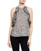 Printed Flounce-trim