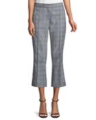 Lisa Glen Plaid Cropped Pants