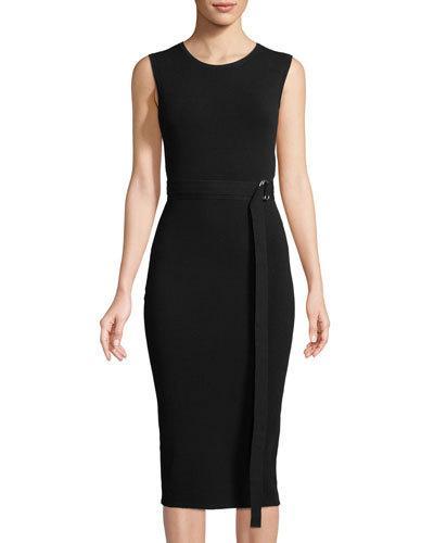 Sleeveless Belted