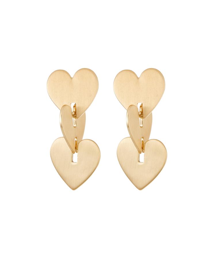 Stacked Heart Earrings