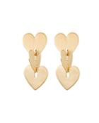 Stacked Heart Earrings