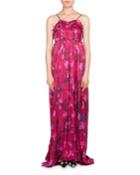 Ruffled Floral-print