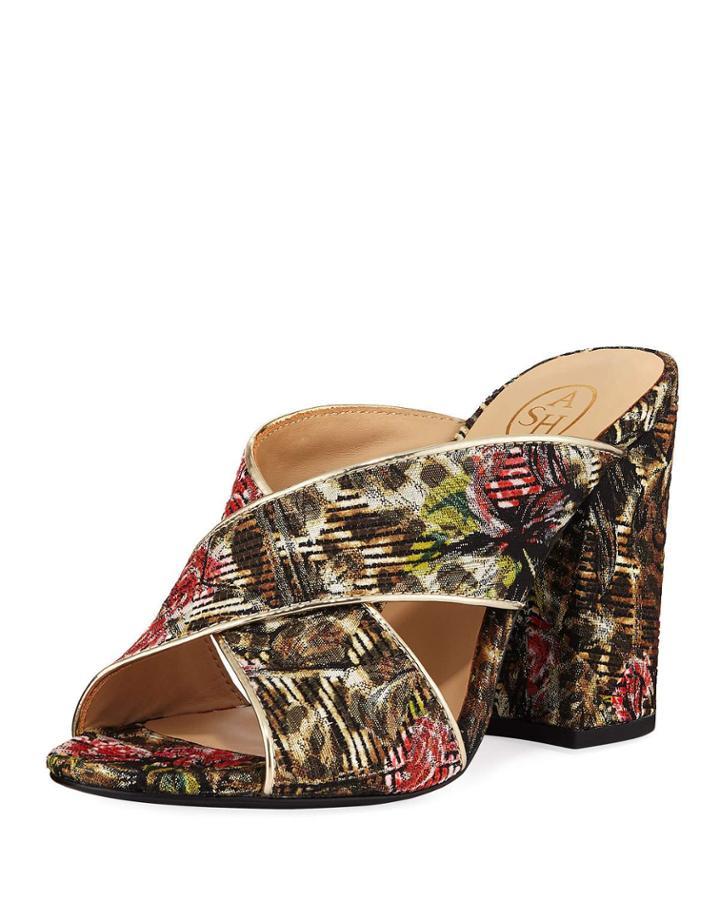 Lola Block-heel Jacquard