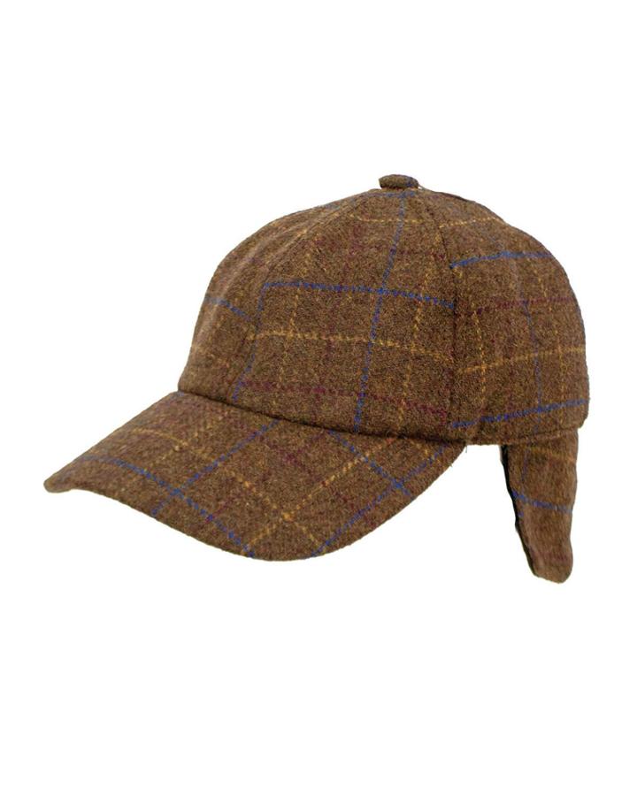 Deveon Plaid Wool Baseball Cap