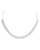 14k White Gold Diamond Fashion Necklace