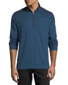Half-zip Striped