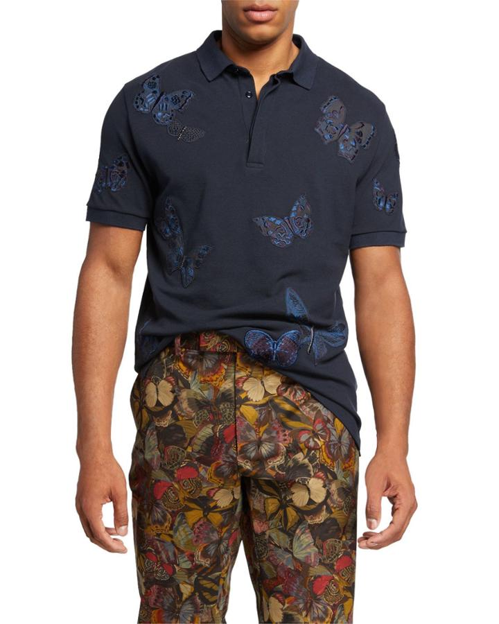 Men's Camu Butterfly Knit Polo