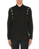Men's Military Star Poplin