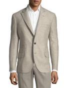 Single-breasted Donegal Jacket