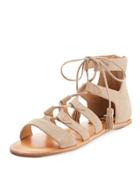 Vanya Suede Cutout Flat