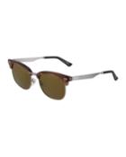 Unisex Square Metal/acetate