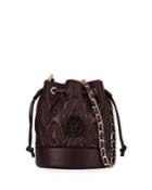 May D Sauvage Quilted Leather Bucket Bag