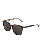 Rounded Square Acetate Sunglasses With