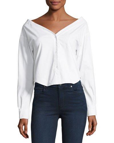 Vogue Devot Wide-neck Blouse