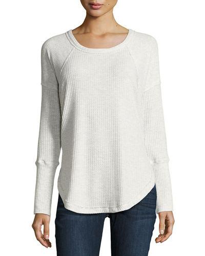 Long-sleeve Thermal-trim Top