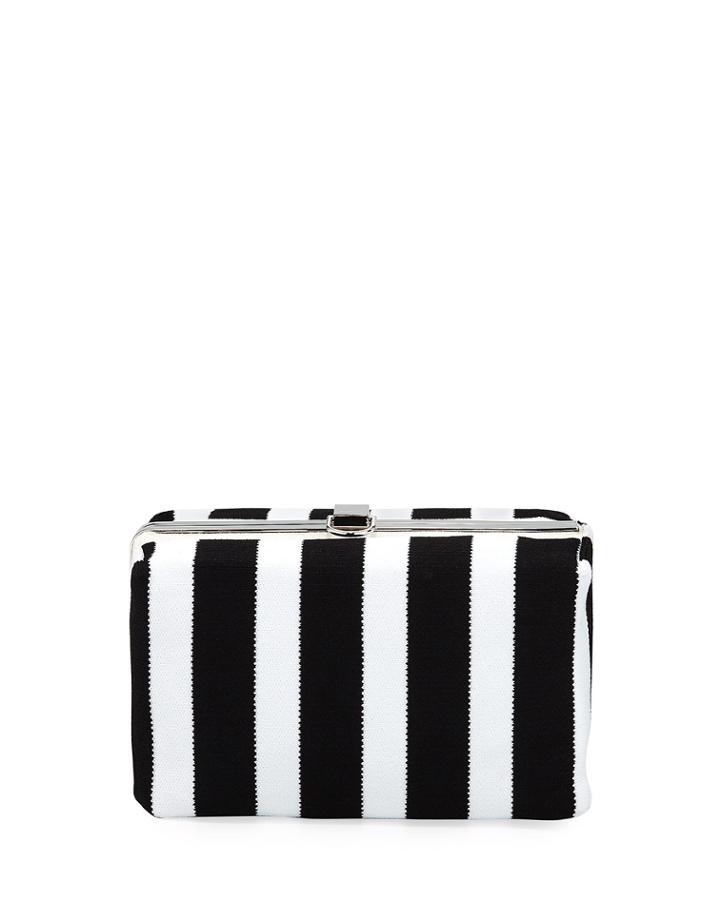 Asymmetric Frame Clutch Bag