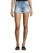 Donna Distressed Faded Shorts,