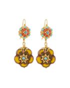 Flower-drop Earrings,