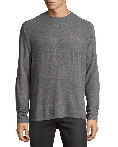 Patch-trim Crewneck