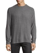 Patch-trim Crewneck
