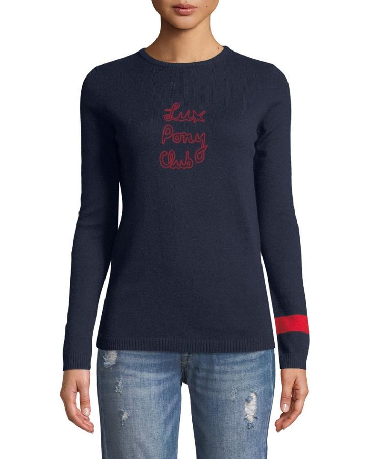 Lux Pony Club Graphic Cashmere