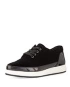 Miranda Tie Velvet Platform