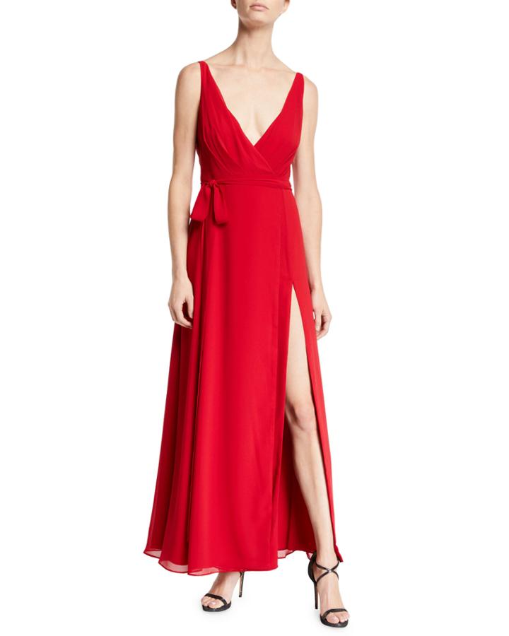 The Dinah Cowl-back Sleeveless Dress