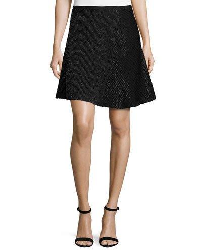 Bead-embellished A-line