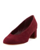 Suede Ballerina Pump
