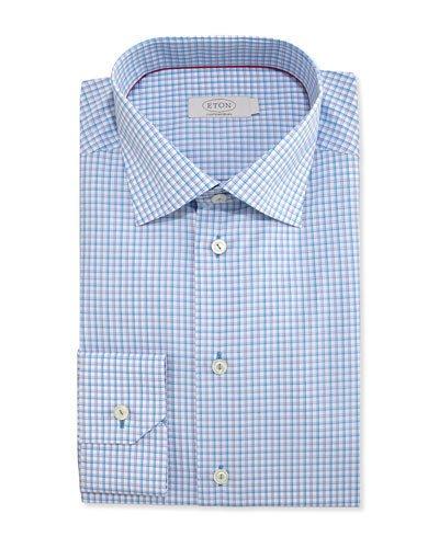 Contemporary-fit Check Dress